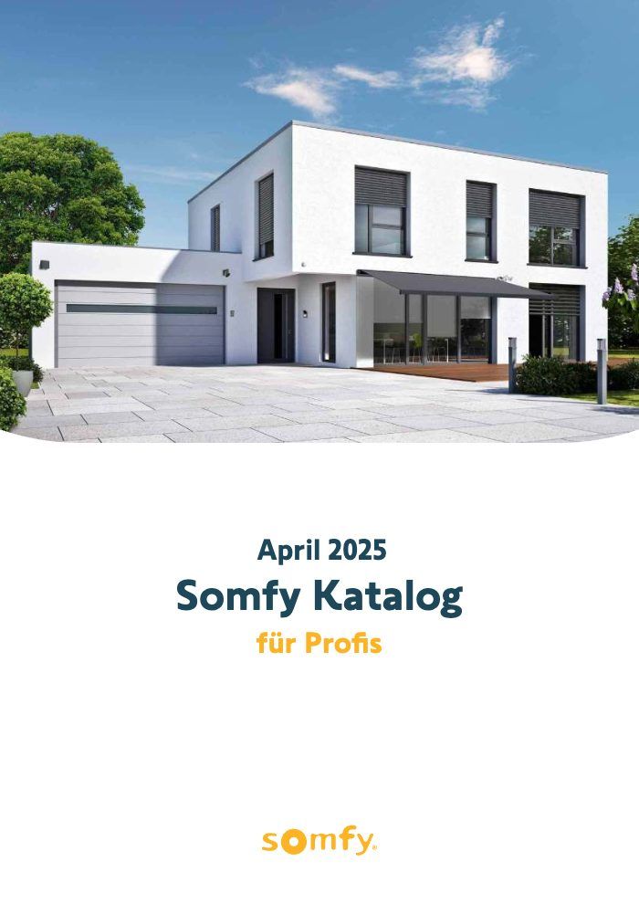 Titelbild des Katalogs Somfy Hauptkatalog – Teil 1