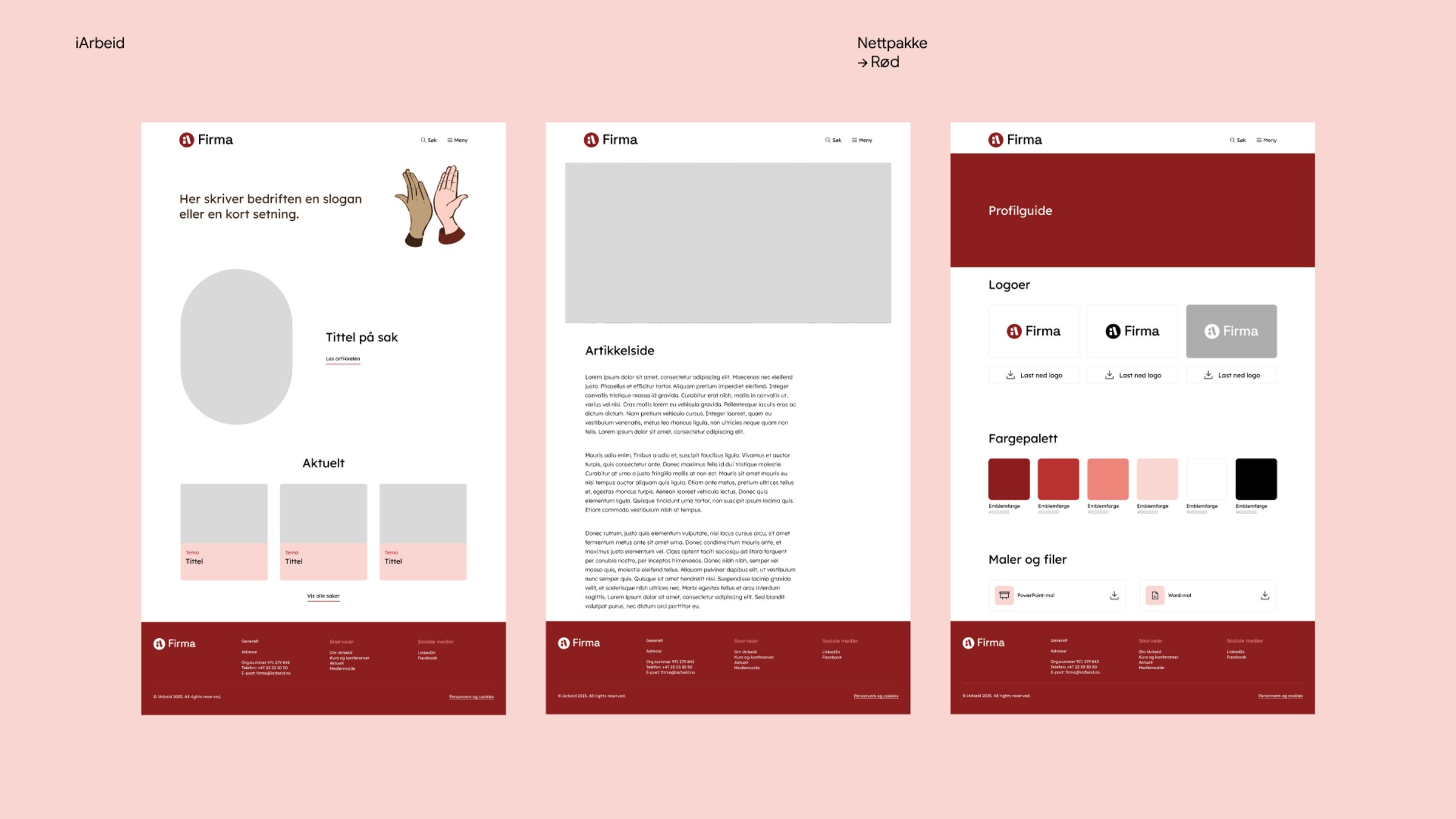 Nettpakke Rød