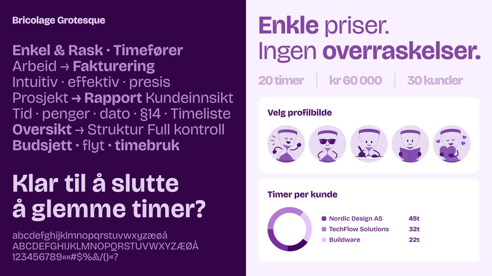 Prosjektbilde fra Hourly — Marcus Evensen