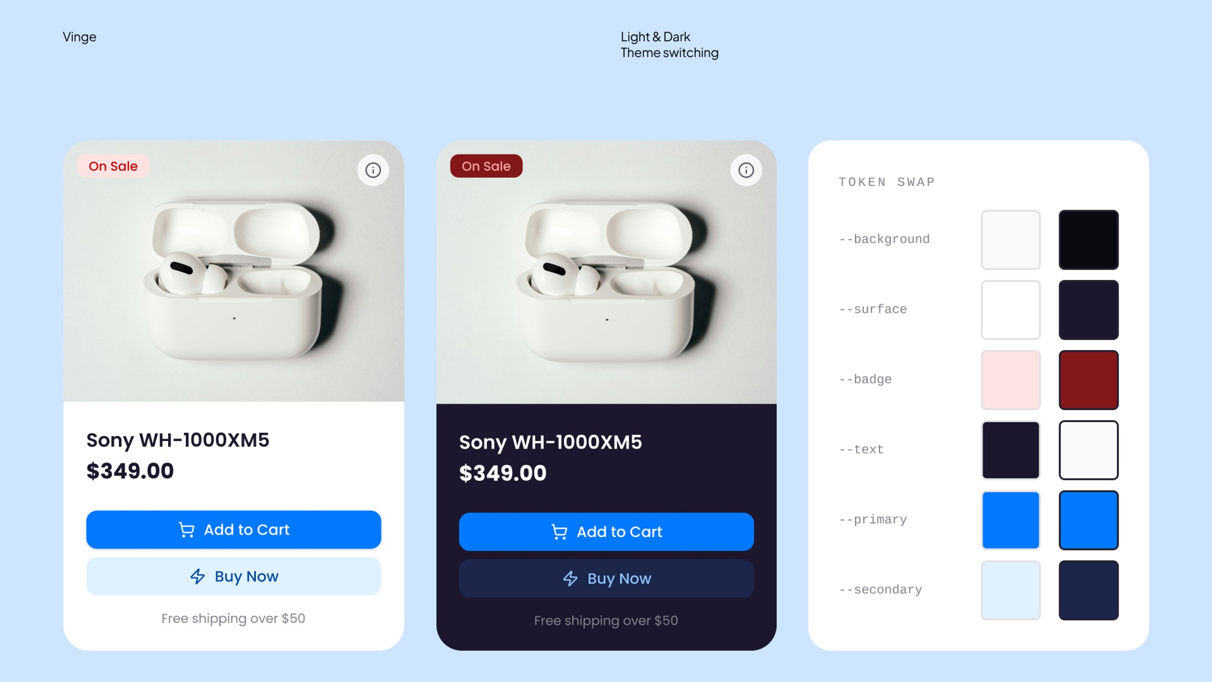 En oversikt over hvordan light mode og dark mode fungerer.