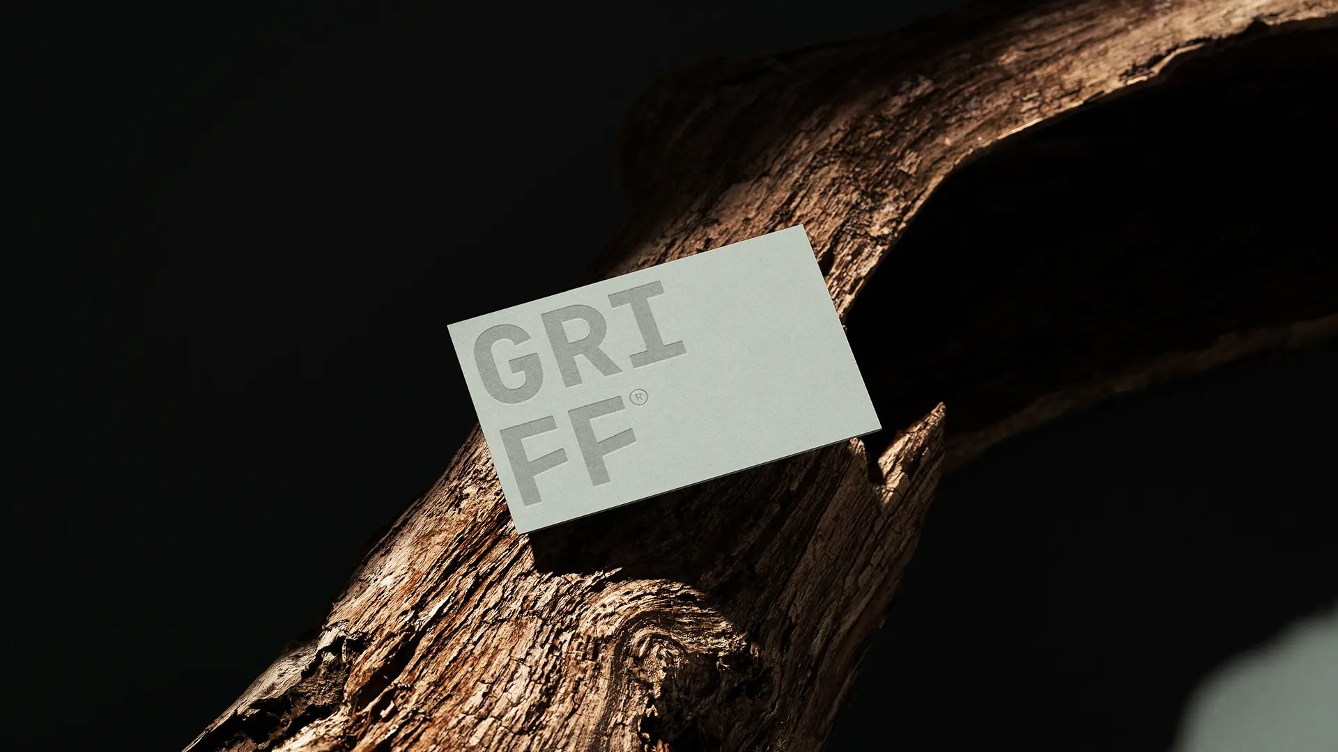 Bilde av et Griff visittkort.