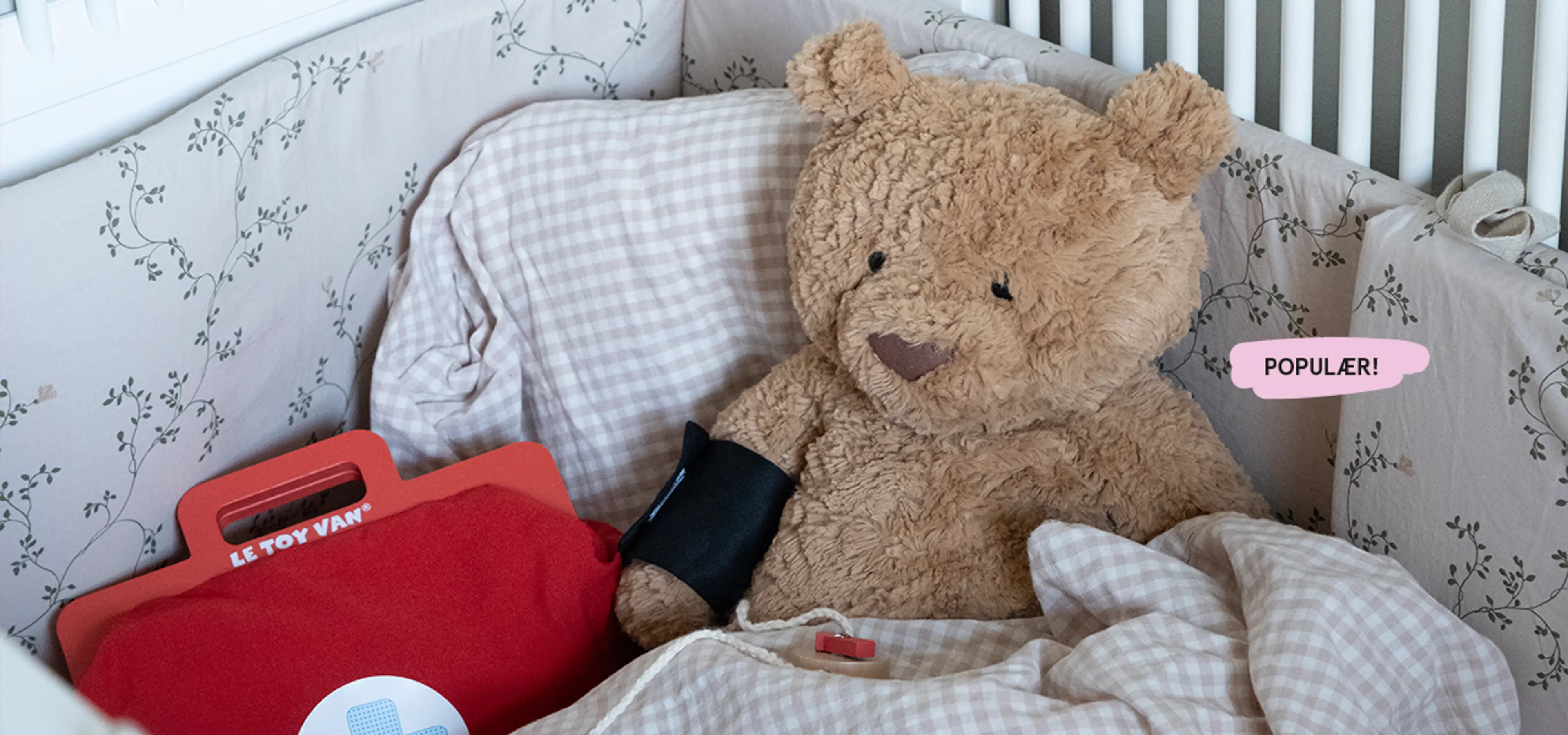 Fotografi av Jellycat Bartholomew Bear - populær!