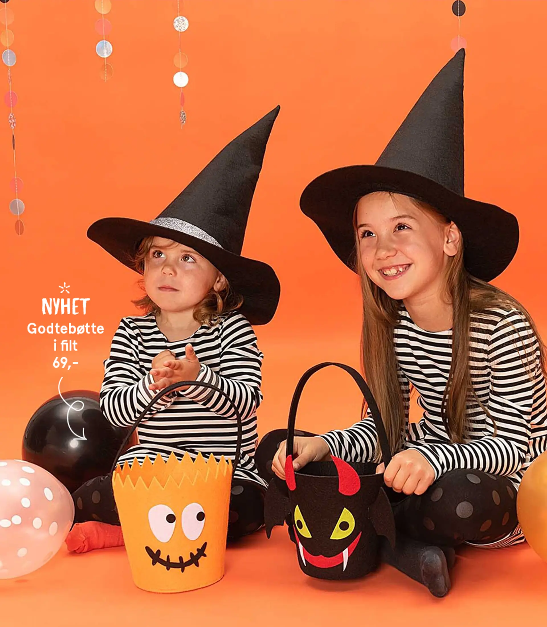 Sprellvenntilbud! 30% på ansiktsmaling fra Djeco. Tilbudet gjelder i perioden 22. september - 2. november 2025. Fotografi av barn med ansiktsmaling i fjeset.