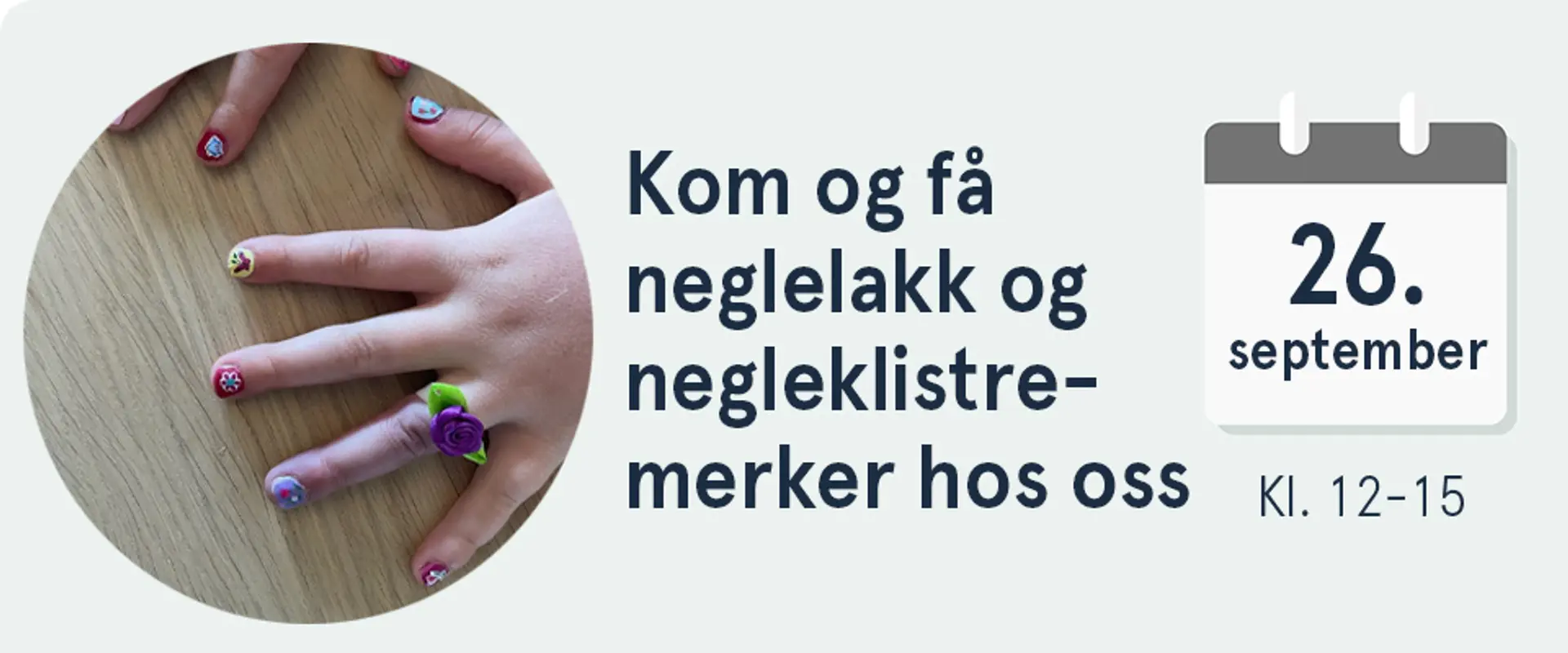 Kom og lek med borrelåspels hos oss lørdag 30. mai, kl. 12-15. Illustrasjon