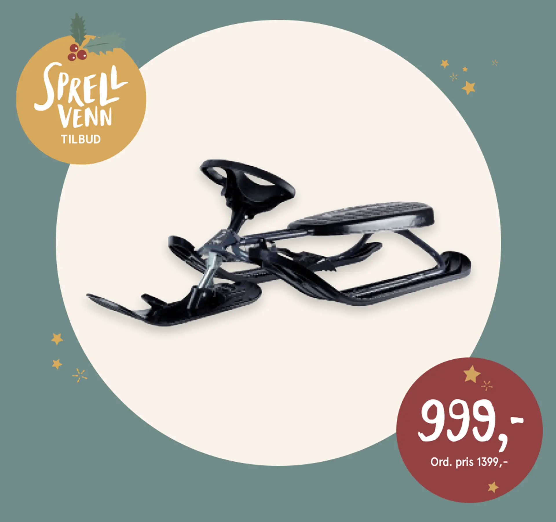 Fotografi av gutt som aker på STIGA Baby Cruiser.