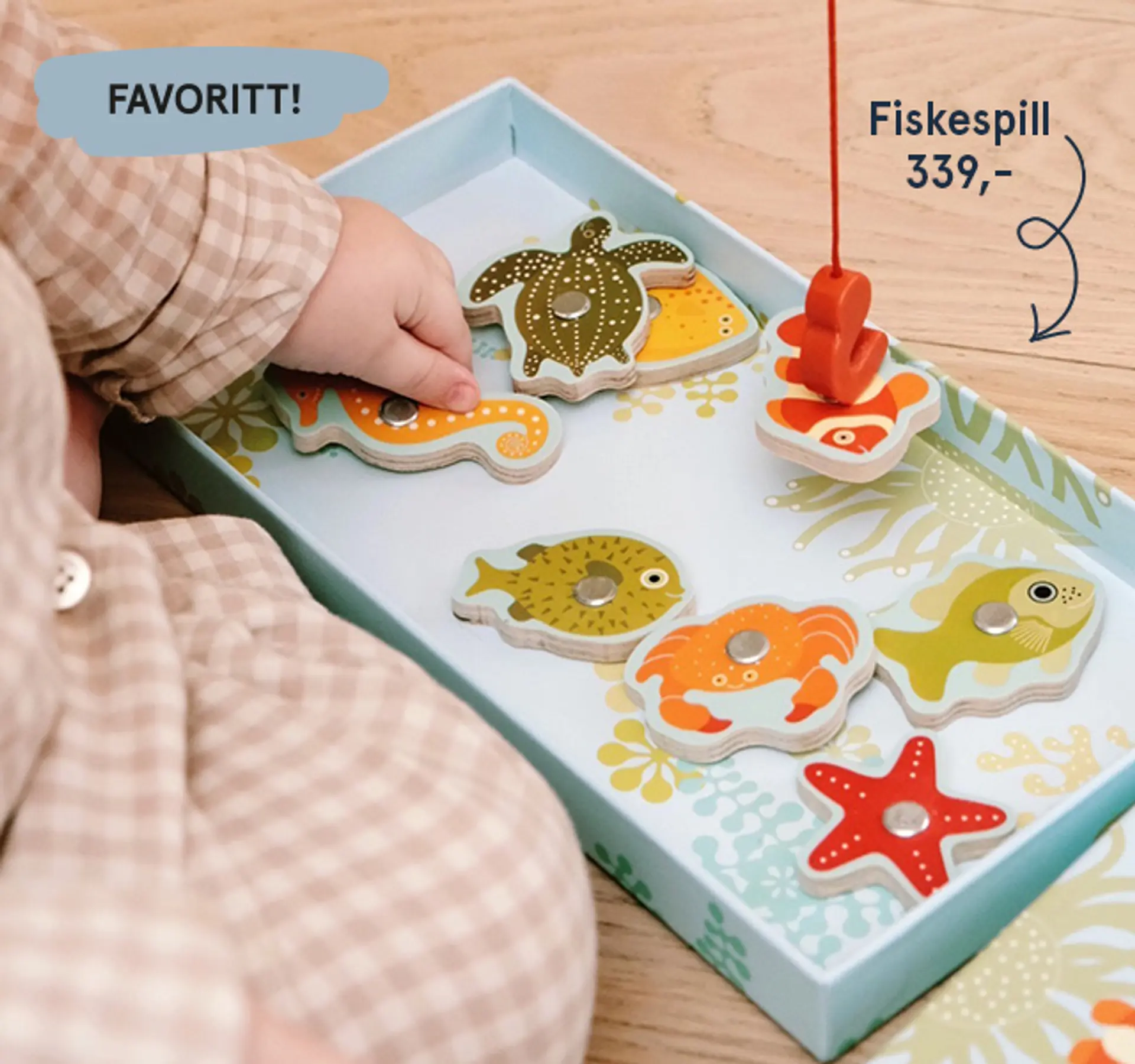 Fotografi av fiskespill, 339 kr. Favoritt!