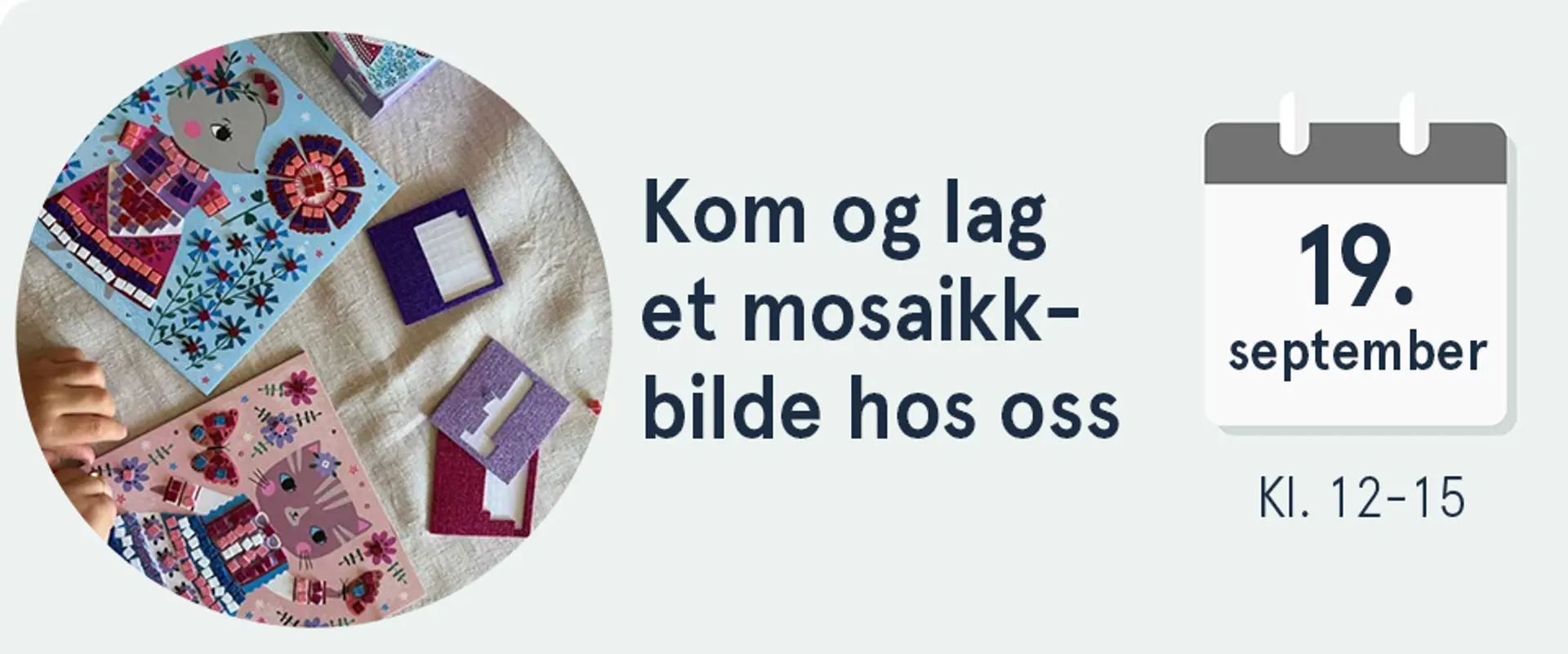 Kom og lek med borrelåspels hos oss lørdag 30. mai, kl. 12-15. Illustrasjon