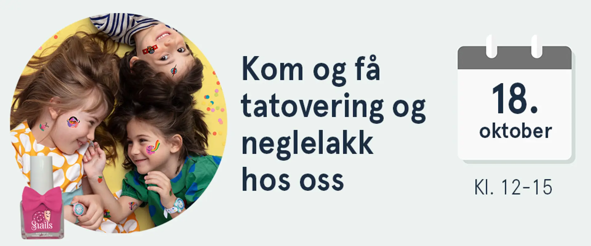 Kom og få en tatovering hos oss. Lørdag 1. februar, kl. 12-15