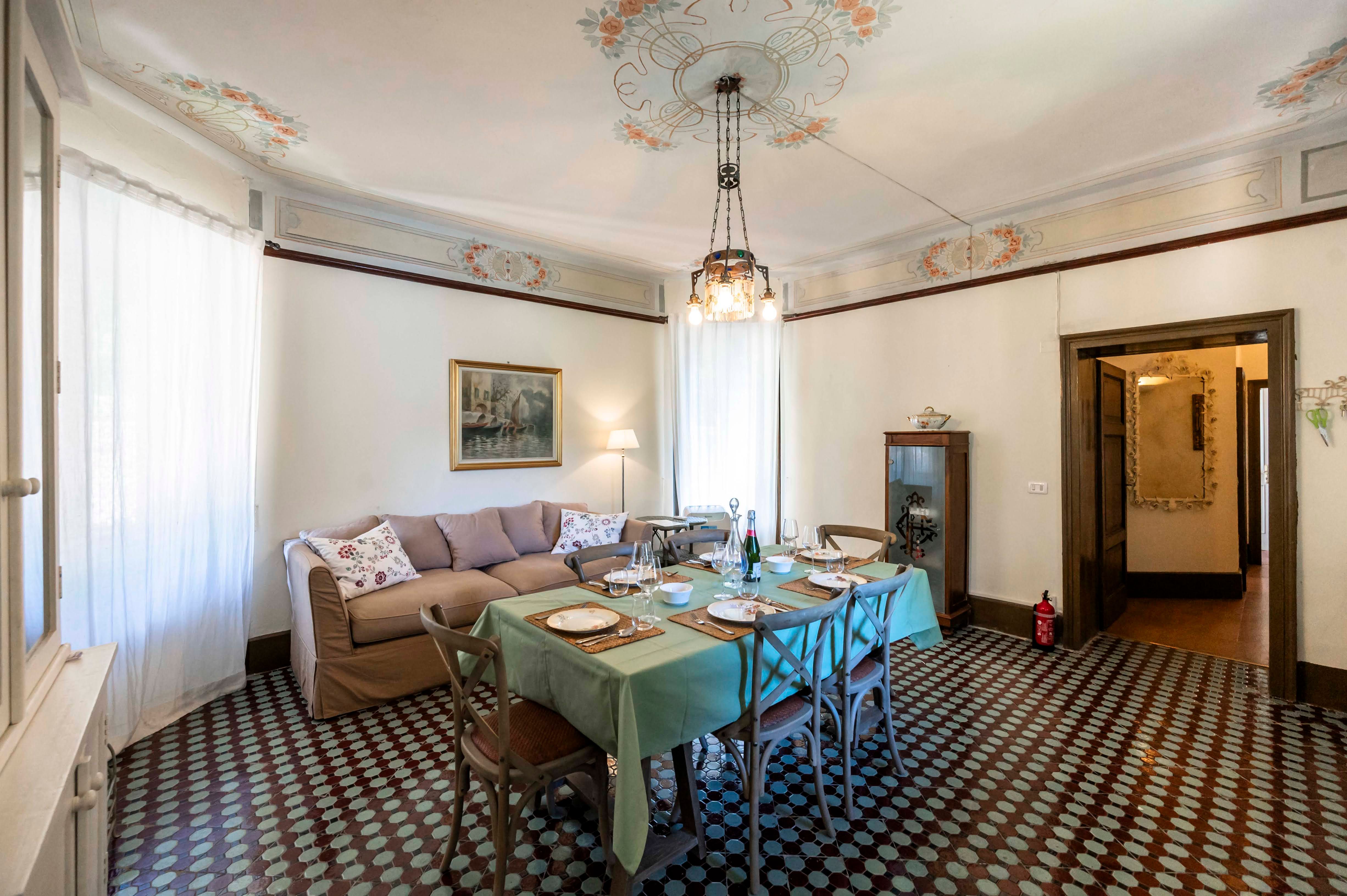 Villa Edith app. Emanuele - sala da pranzo