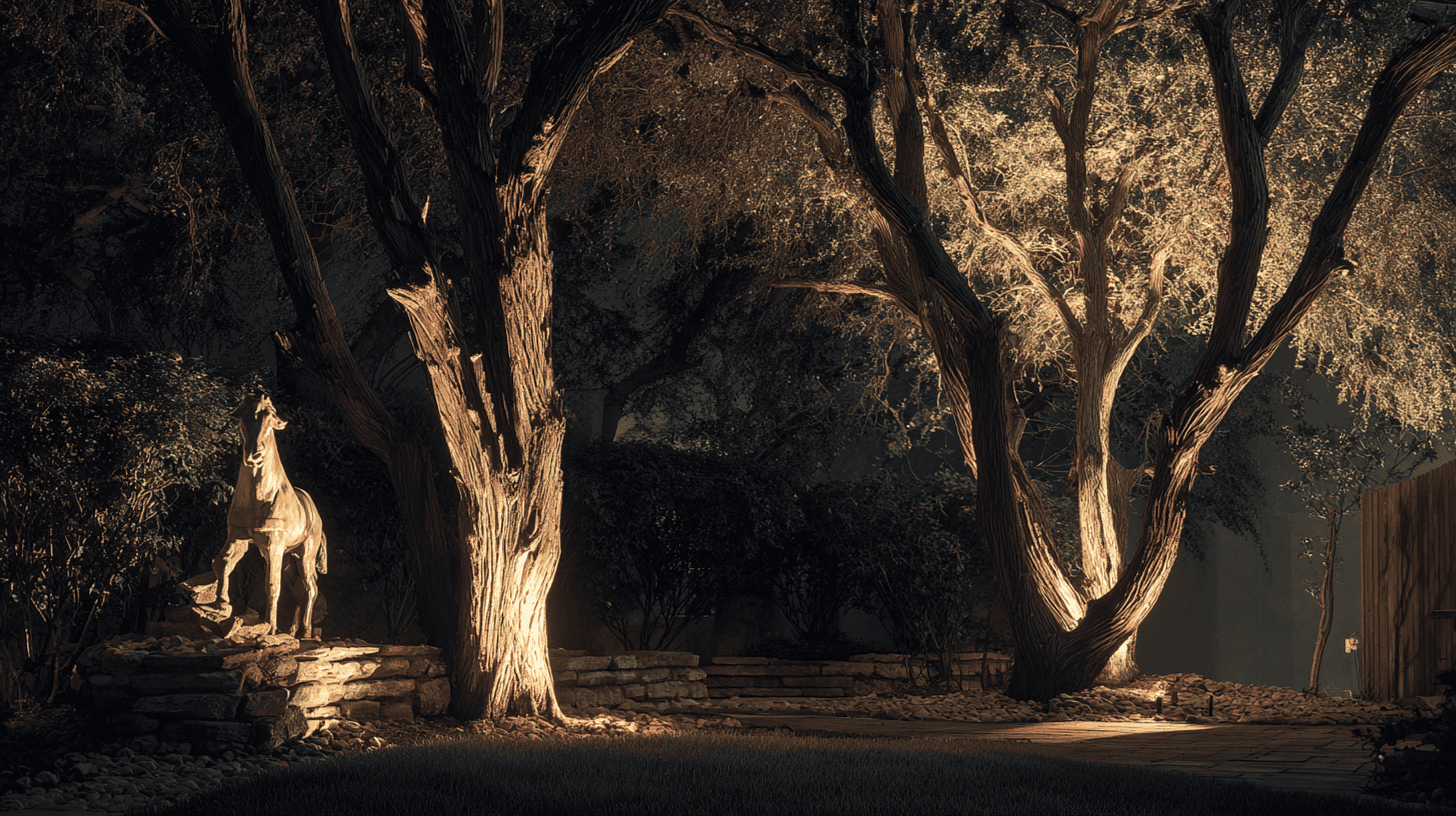 Urban Elegance: How to Make Small Northern Virginia Yards Shine After Dark (Arlington, Vienna, Falls Church, McLean & Annandale)