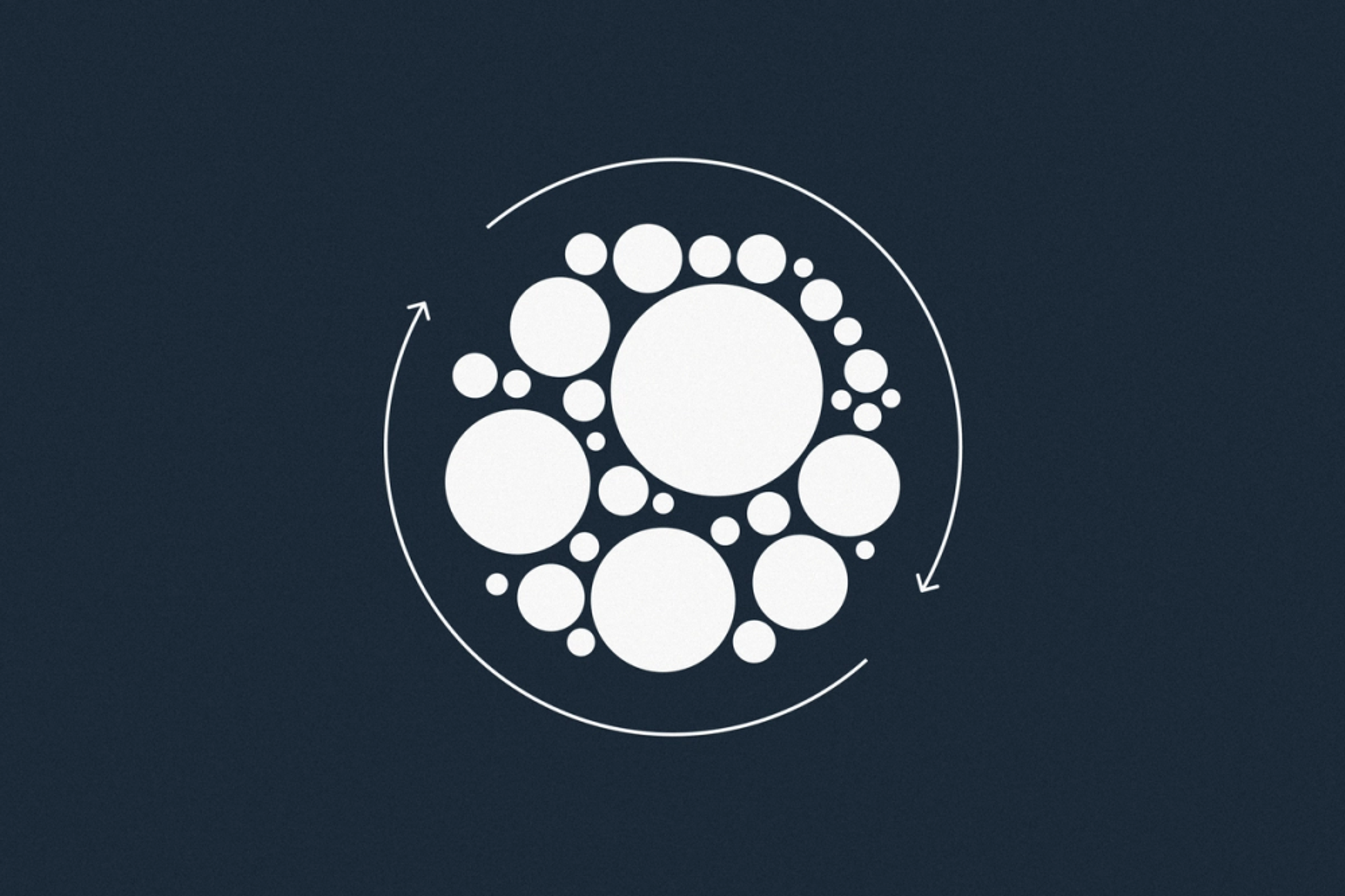 Illustration of a group of cells renewing