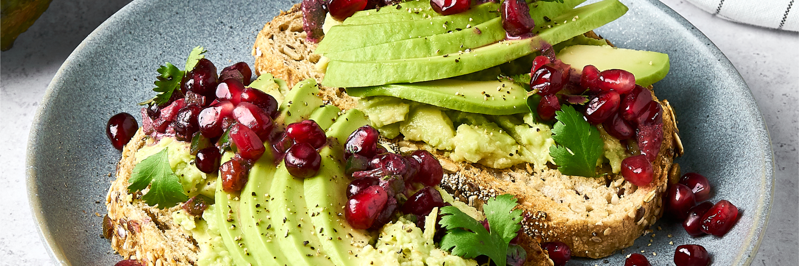 Dish of healthy food