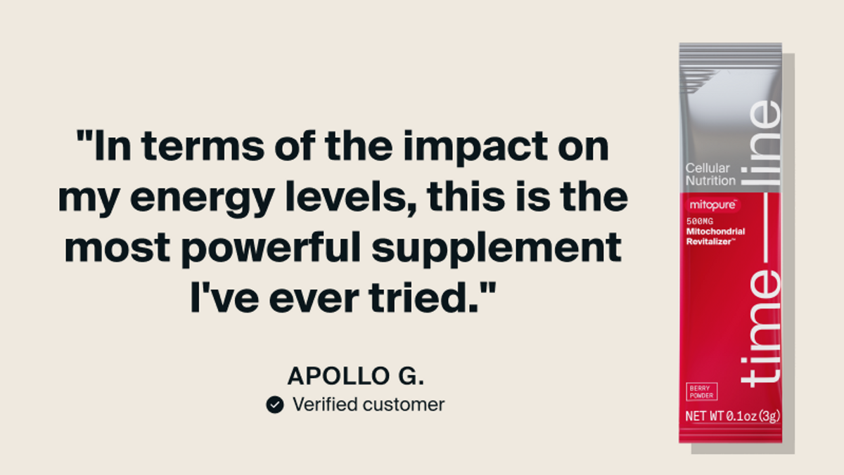 "In terms of the impact on my energy levels, this is the most powerful supplement I've ever tried."
