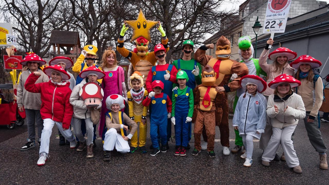 Foto zum Beitrag „Indeed Unique beim Mödlinger Faschingsumzug“