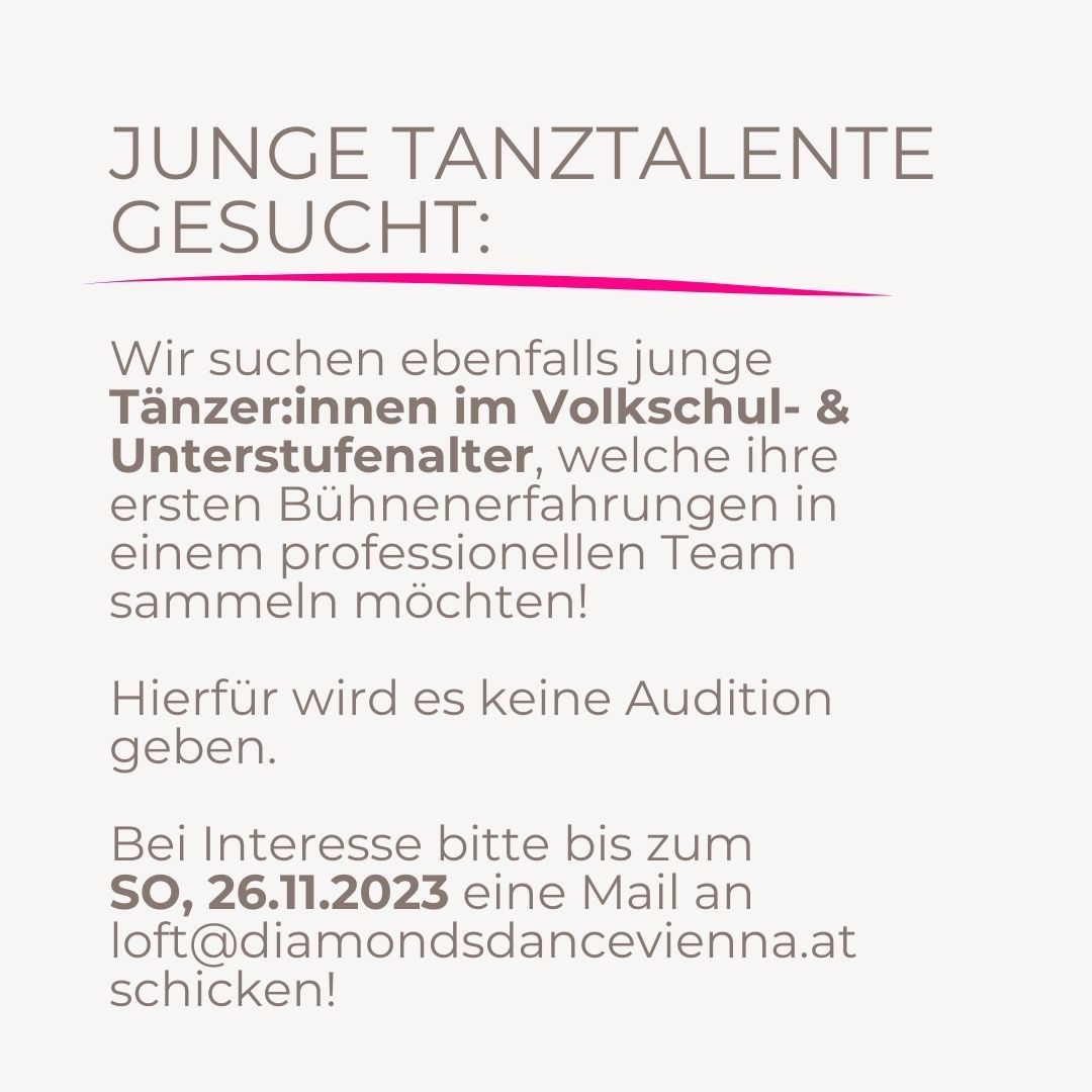 Foto zum Beitrag „Reminder: Casting!“
