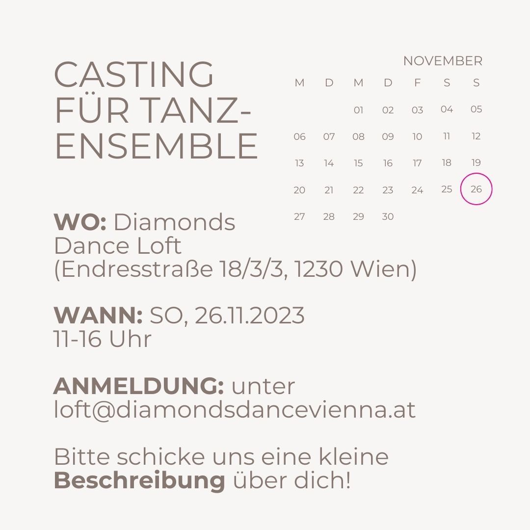 Foto zum Beitrag „Reminder: Casting!“