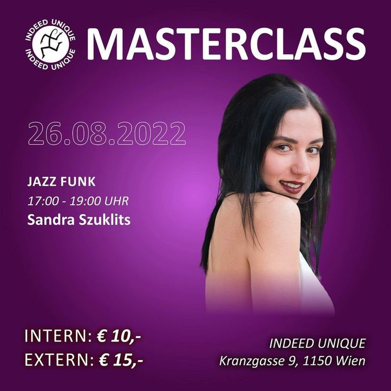 Foto zum Beitrag „Masterclass mit Sandra“