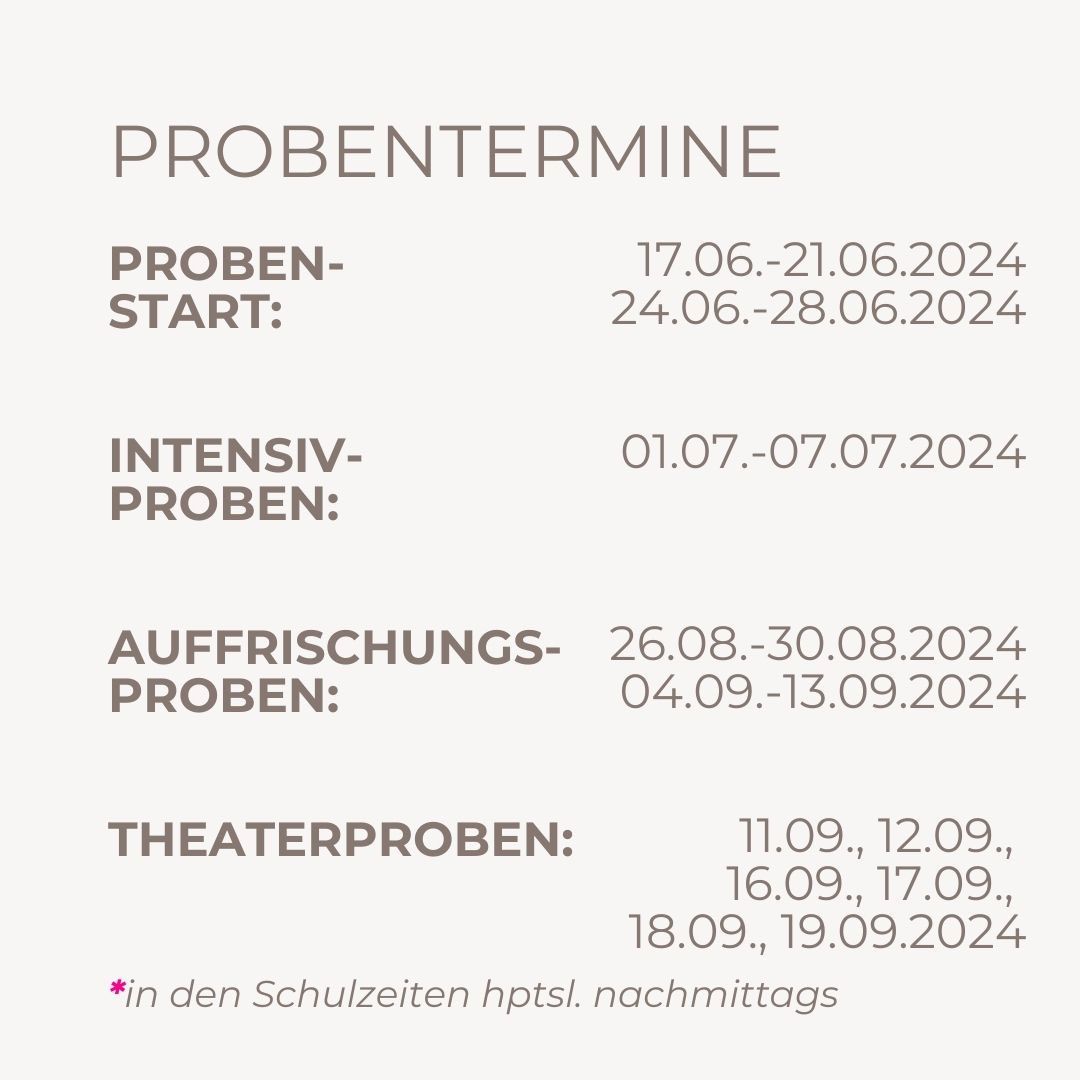 Foto zum Beitrag „Reminder: Casting!“