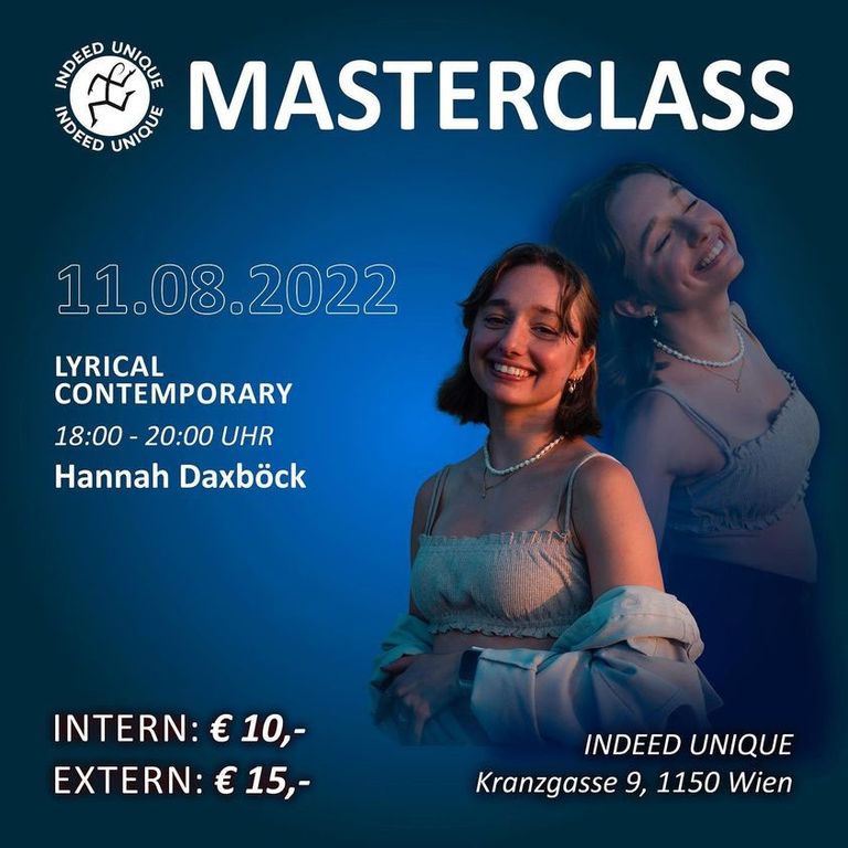 Foto zum Beitrag „Masterclass mit Hannah“