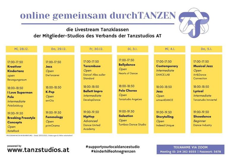 Foto zum Beitrag „Tanzverband Weihnachtsaktion“