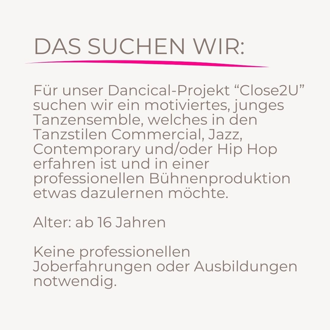 Foto zum Beitrag „Reminder: Casting!“