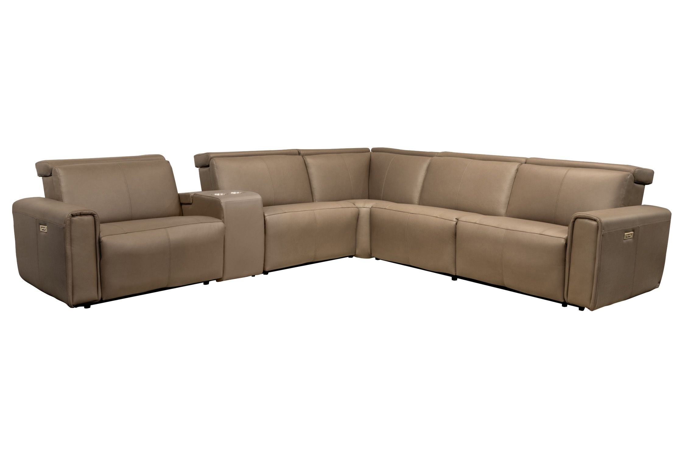 3099 - Nya - Sectional - Brown