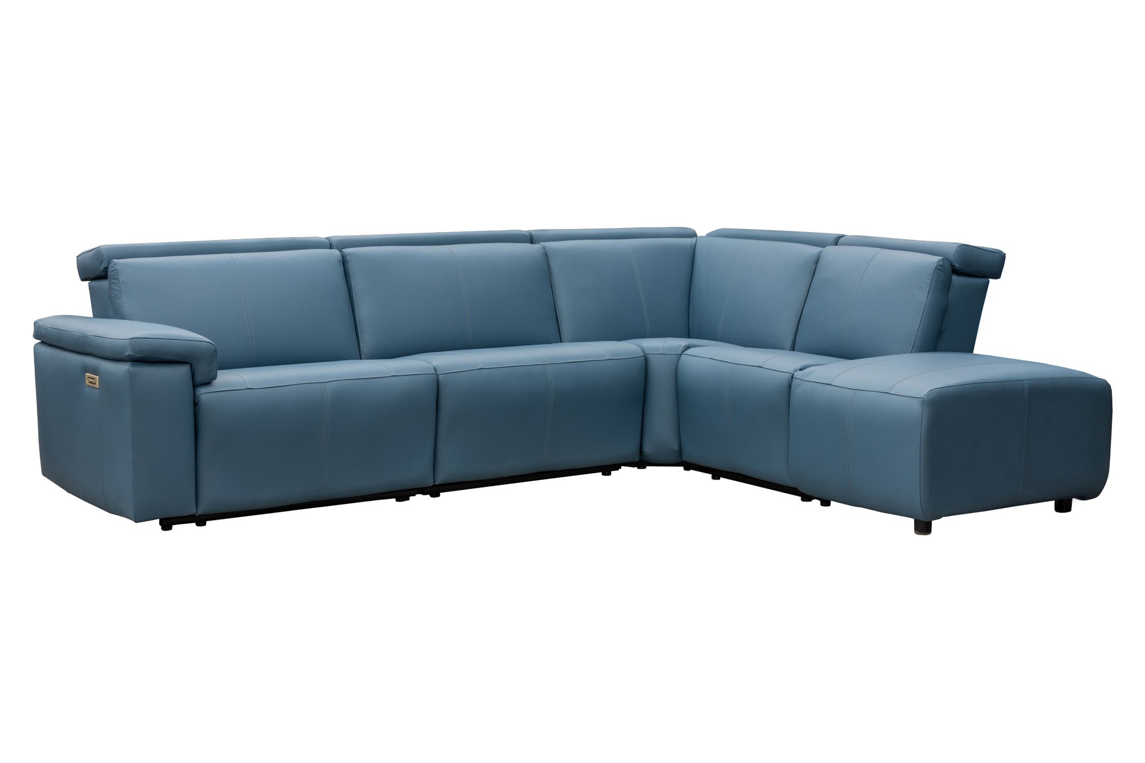 3007 - Harper - Sectional - Blue