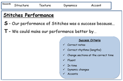 Success criteria for a performance analysis