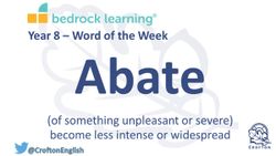 Crofton School's word of the week: Abate