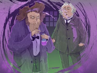 Jekyll and Hyde custom artwork for GCSE English