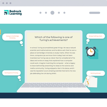 Alan Turing bespoke non-fiction vocabulary activity
