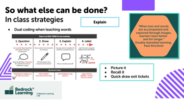 In class strategies for improving disciplinary literacy