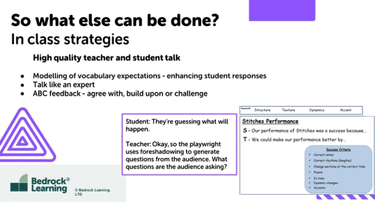 In class strategies to boost high quality talk