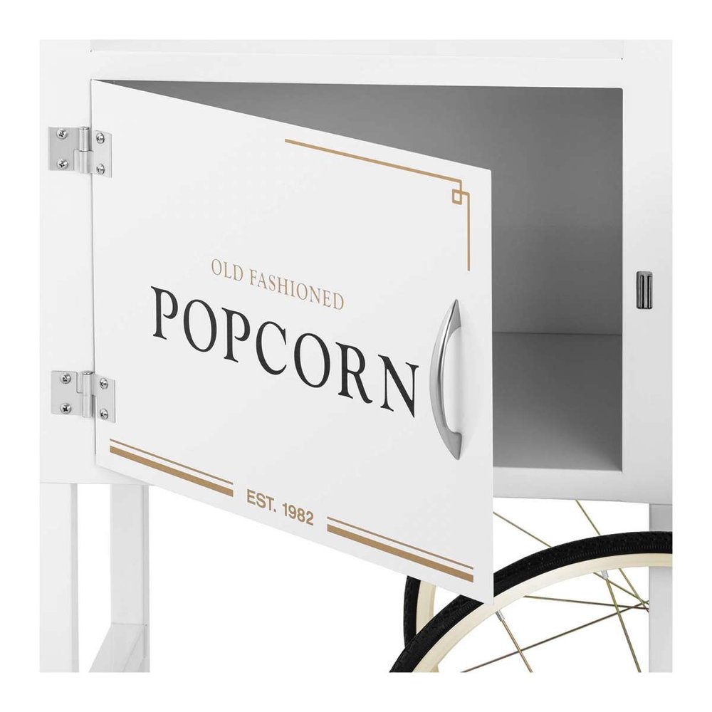 Chariot Pop-corn Blanc