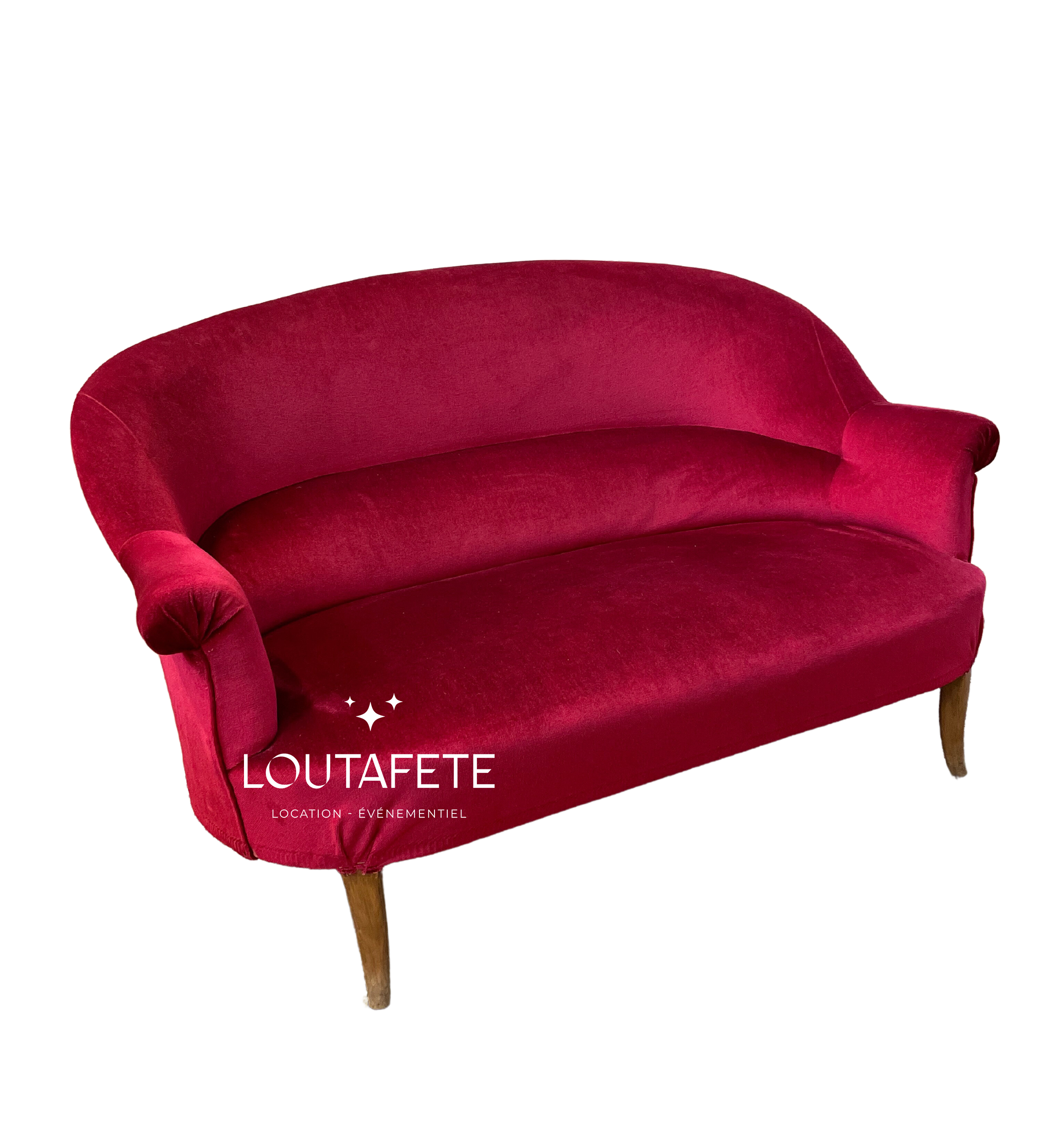 Canapé rouge