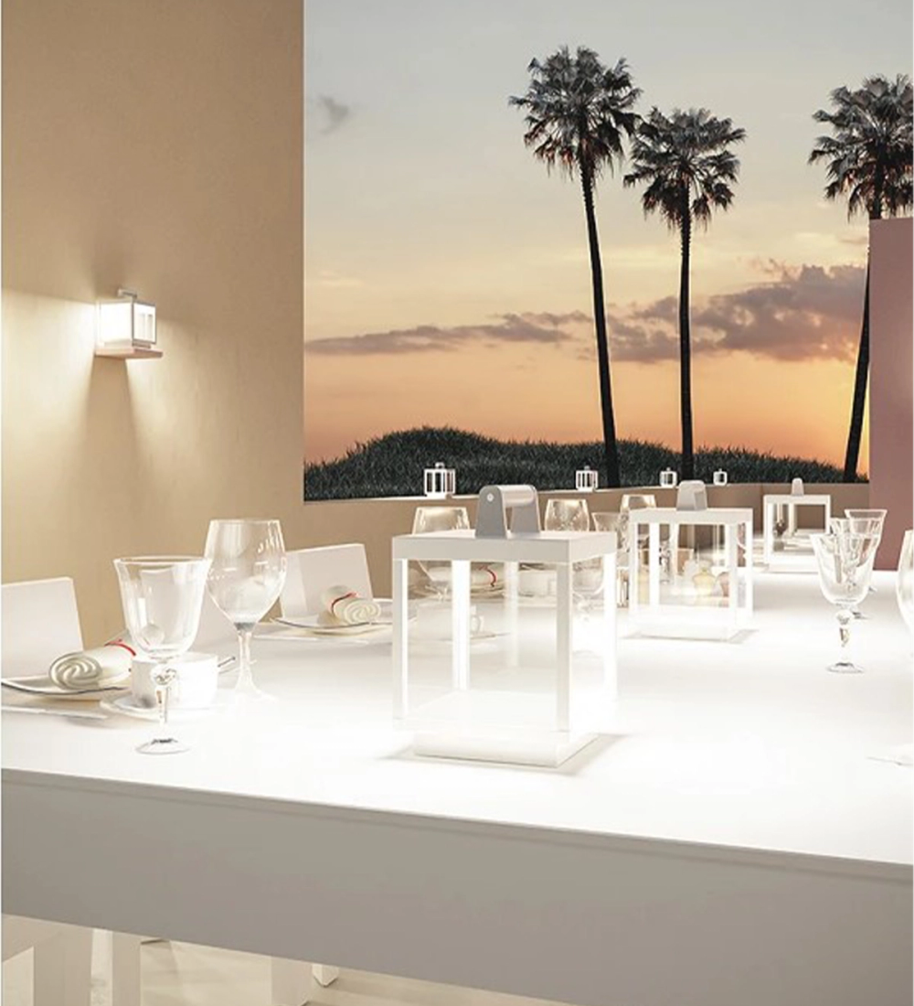 Lanterne LED blanche