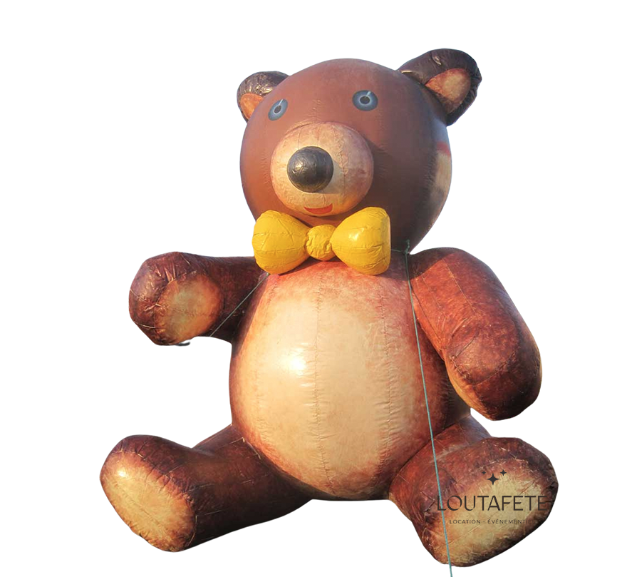 Ours géant gonflable