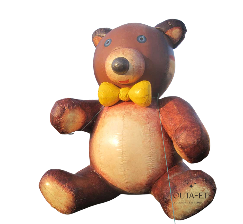Ours géant gonflable