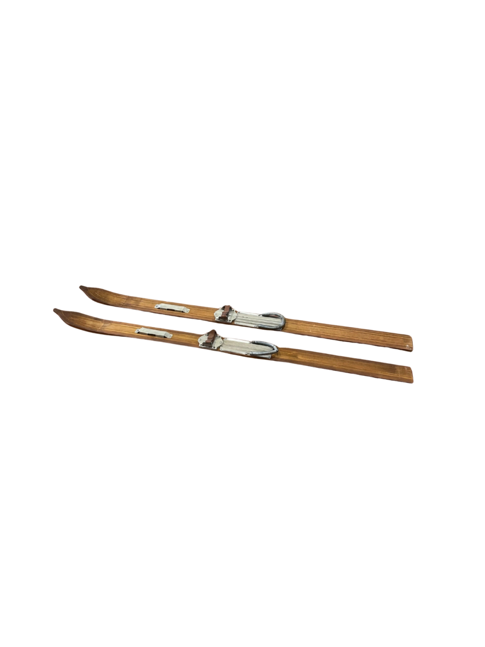 Skis décoratifs en bois