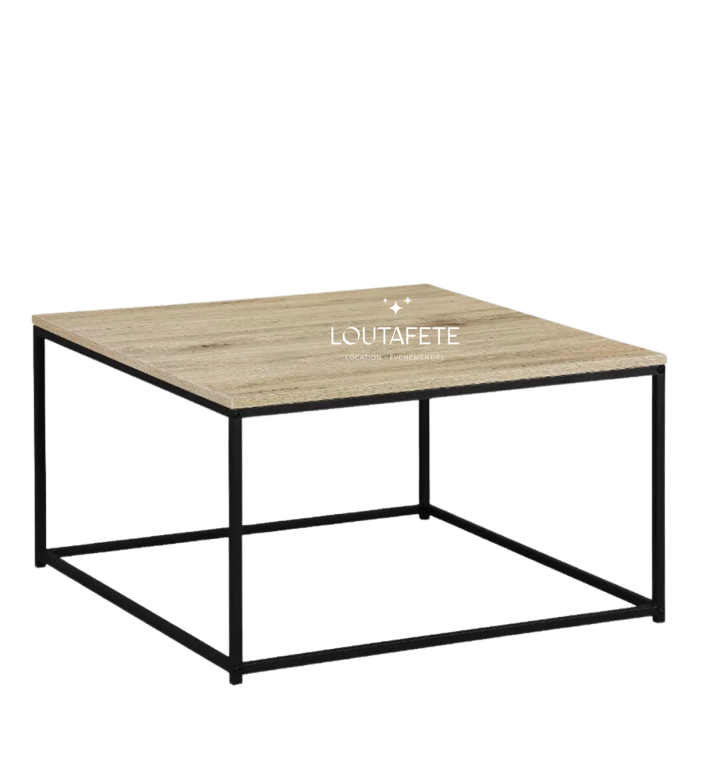 Table basse industrielle