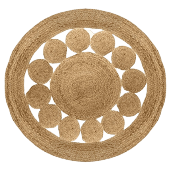Tapis en jute rond 80cm
