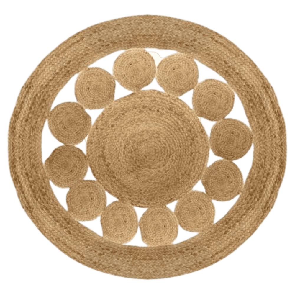 Tapis en jute rond 80cm