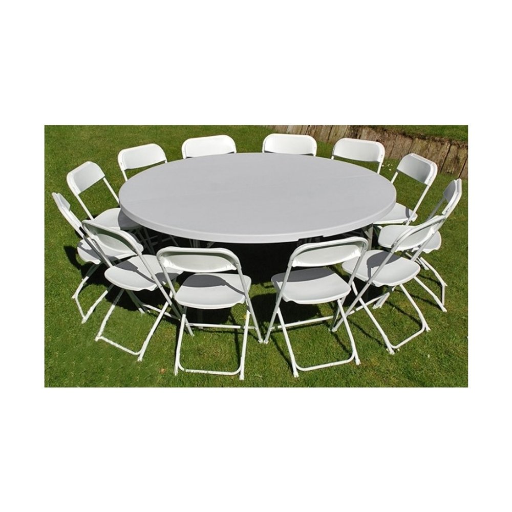 Table ronde pliante 180cm