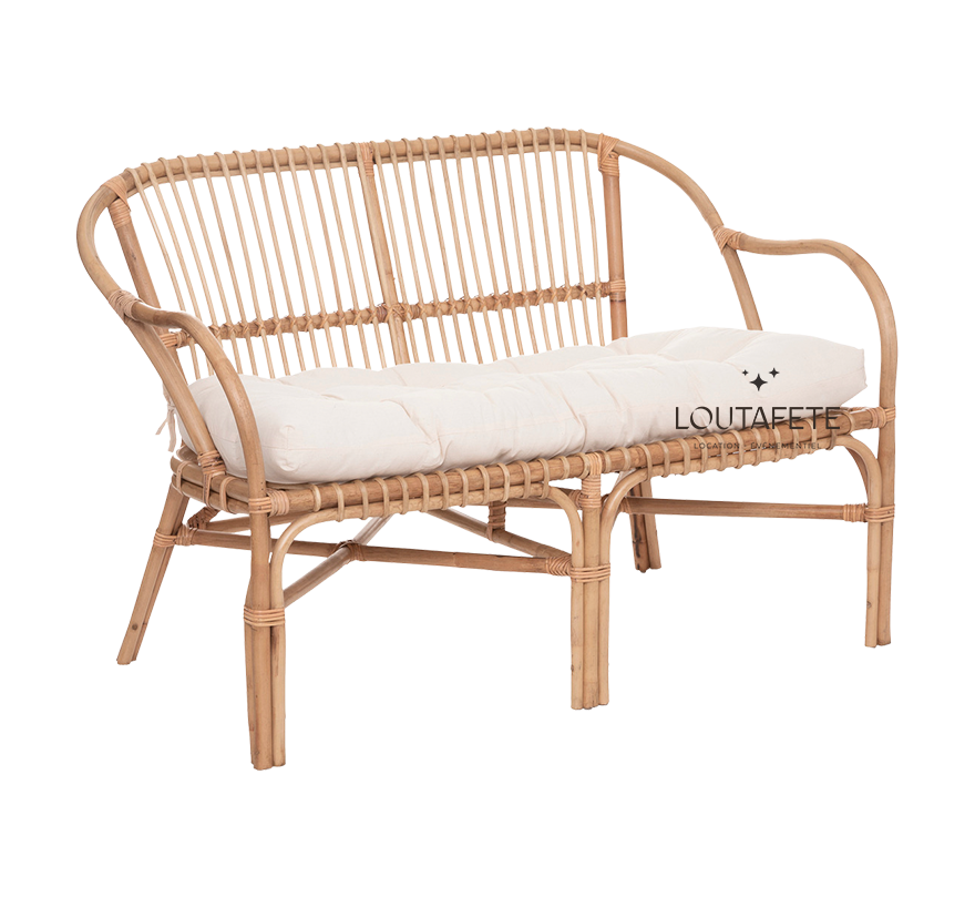 Banquette Rotin