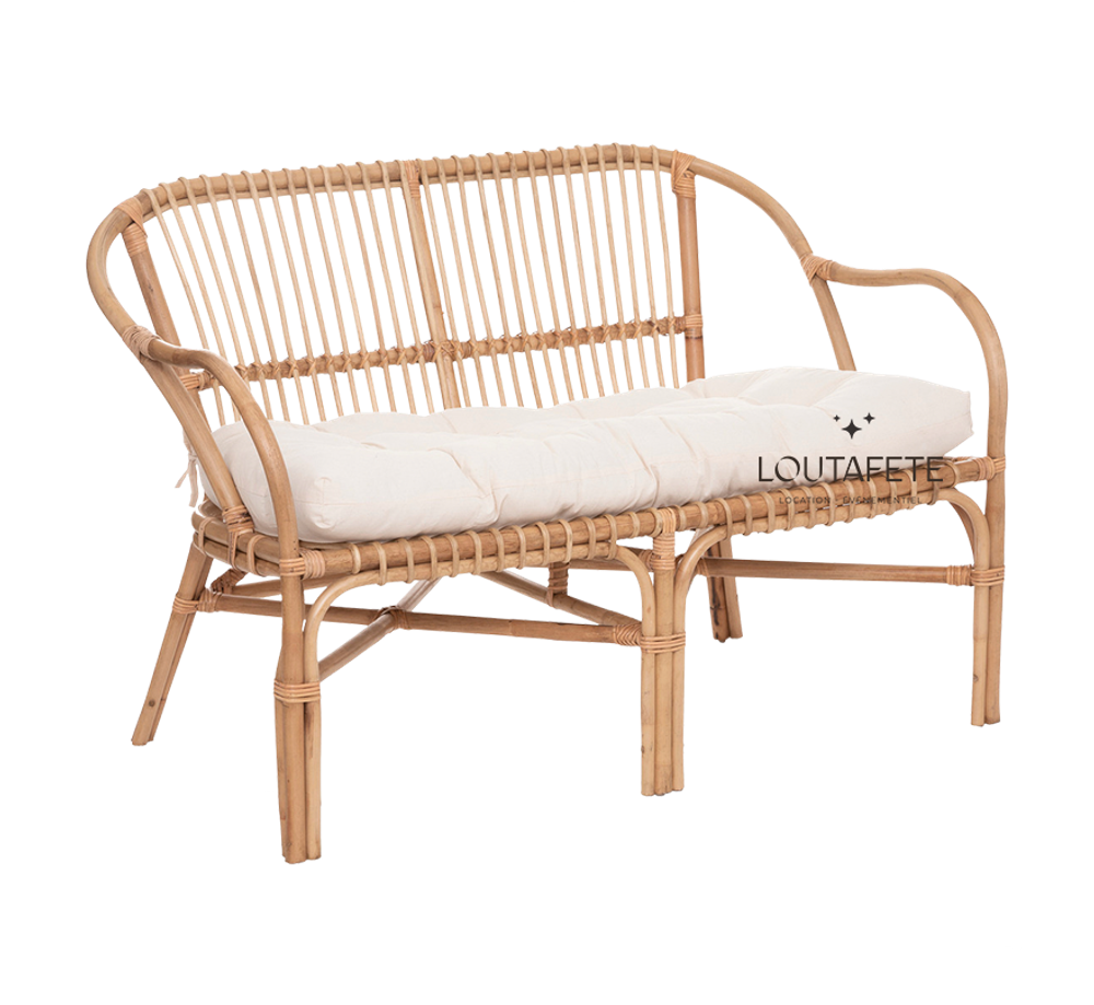 Banquette Rotin