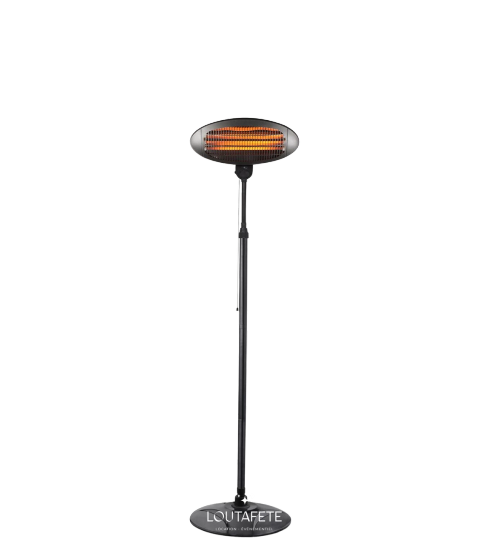 Parasol chauffant électrique 2000 W