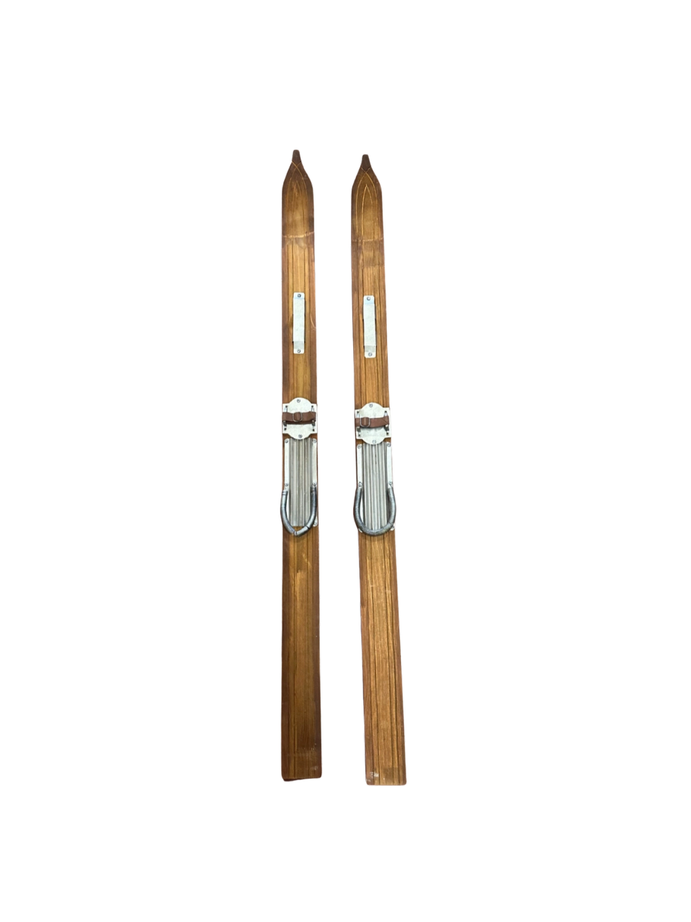 Skis décoratifs en bois