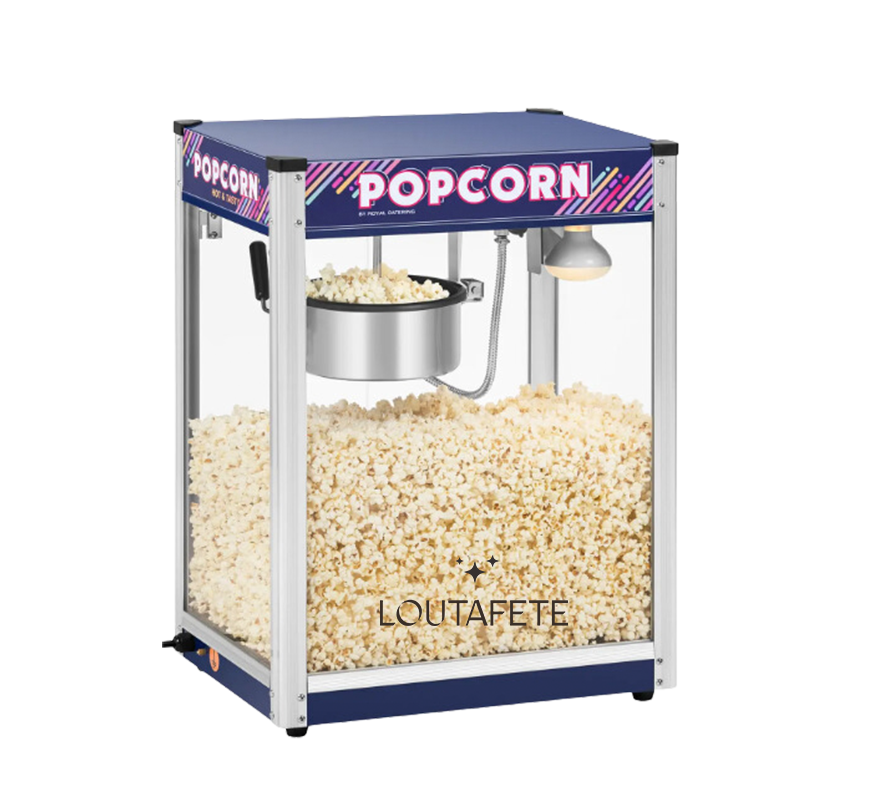 Machine à Popcorn Bleue