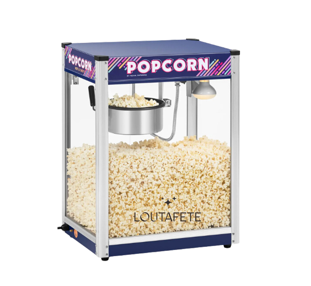 Machine à Popcorn Bleue
