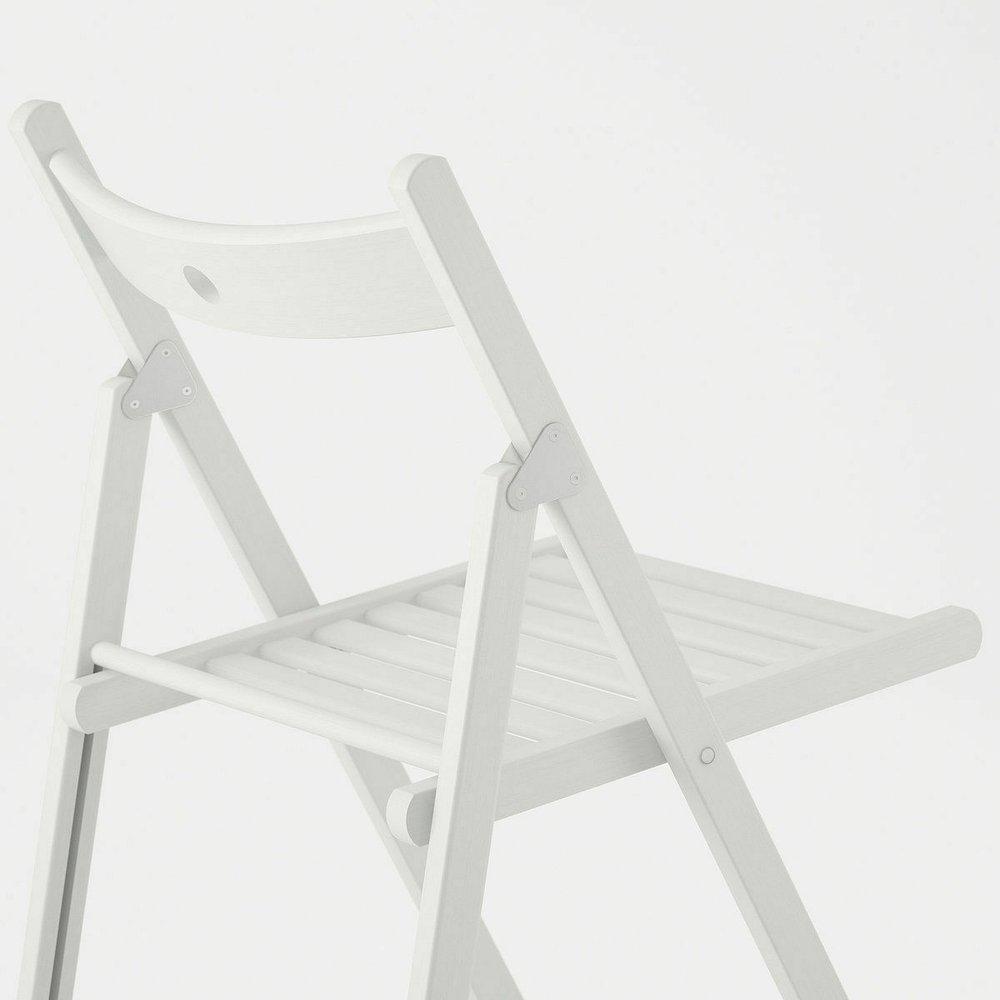 Chaise Pliante Bois Blanche